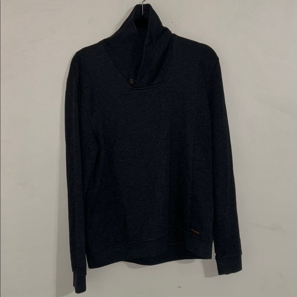 Ted Baker London Shawl Collar Sweater Gray  Men's Sz 5 XL - Picture 1 of 9